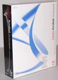 Adobe Acrobat 7 Standard Windows PN 22002101 NEW BOX  