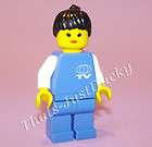 Lego Girl Minifig TV News Anchor Town Female Lady Woman People Figure 