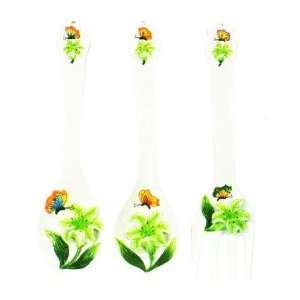  BUTTERFLY Large 17 Spoon & Fork Wall Decor Set NEW