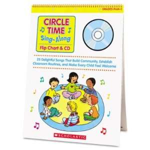 Circle Time Sing Along Flip Chart w/CD   26 Pages, Grades PreK 1(sold 