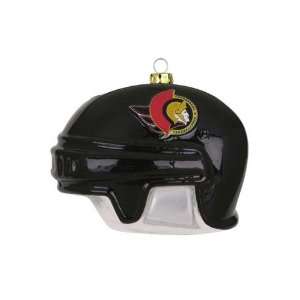   Glass Football Helmet Holiday Ornament   NHL Hockey: Sports & Outdoors