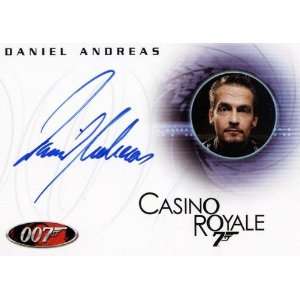 James Bond in Motion   Daniel Andreas Casino Royale Dealer Autograph 