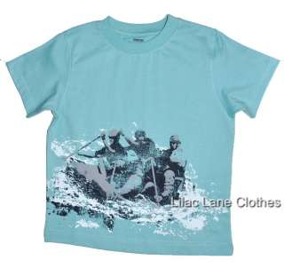 Gymboree White Water Explorer Rafting or Nothing Too Extreme Shirt NWT 
