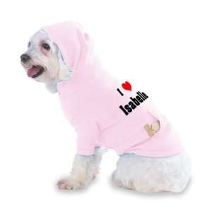  I Love/Heart Isabelle Hooded (Hoody) T Shirt with pocket 