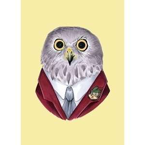  Berkley Illustration Powerful Owl Portrait Print