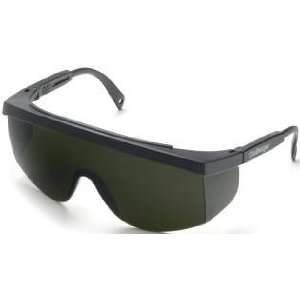 LIGHTWEIGHT POLYCARBONATE WELDING SPECTACLES IN BLACK PLASTIC SAFETY 