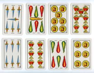 Old Spanish 40 PLAYING CARDS deck Heraclio Fourner #27  