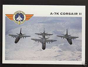 LTV AIR FORCE A 7K CORSAIR II PLANE Wings of Fire CARD  