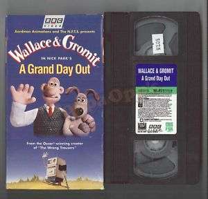 Wallace & Gromit A Grand Day out VHS Nick Park  