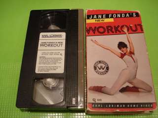 Jane Fondas New Workout Exercise Aerobics VHS Video  