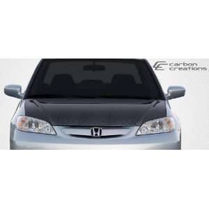   : 2004 2005 Honda Civic 2DR/4DR Carbon Creations OEM Hood: Automotive