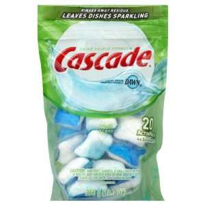  Cascade Dishwasher Detergent, Actionpacs, Fresh Scent 12 