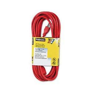 Fellowes® Indoor/Outdoor Heavy Duty 3 Prong Plug Extension Cord, 1 