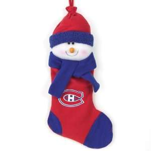  BSS   Montreal Canadiens NHL Snowman Holiday Stocking (22 