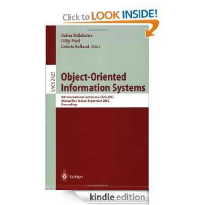 Object Oriented Information Systems 8th International Conference 