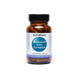 Viridian Balanced Iron Complex 90 Veg Caps Health 