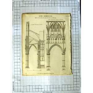  1832 Gothic Architecture Lincoln Cathedral Turrell