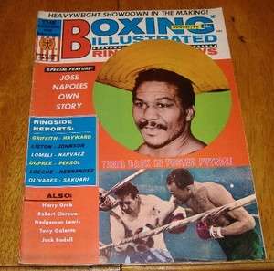 boxing Illustrated / ringside news august 1969 jose napoles  