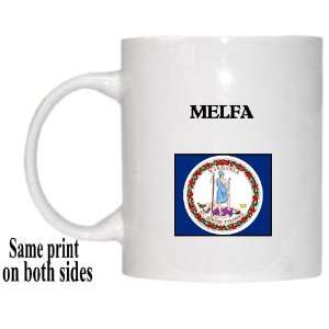  US State Flag   MELFA, Virginia (VA) Mug 