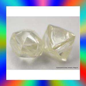 VVS & Si CLARITY DIAMONDS 1.11 CARAT 2 NATURAL DIAMONDS GENUINE, UNCUT 