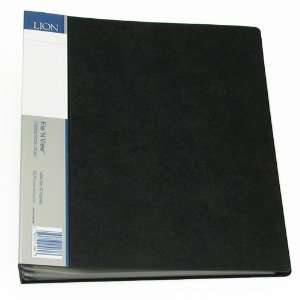 Lion Office 41060BK File N View Display Book, 60 pockets, 4 Books Per 