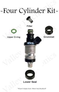 Honda Prelude VTEC Fuel Injector Service Repair Kit Filters O rings 