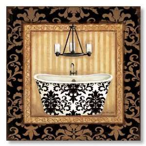  Black Veranda Vintage Bath Tub I by Jo Moulton Bath Room Decor 