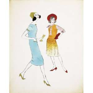   Fashion Figures, c.1960 Premium Giclee Poster Print by Andy Warhol