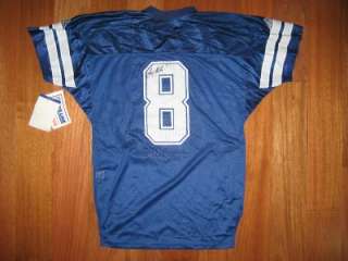 1993 Authentic Cowboys Troy Aikman APEX jersey XL SIGNED Autographed 