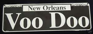 Voodoo Sign METAL New Orleans Pub Bar Home Gift Lane  