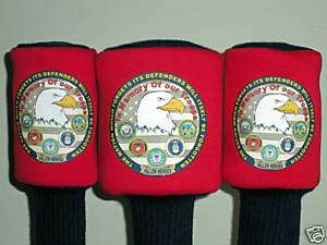 Navy Army Marines Air Force MILITARY GOLF HEADCOVERS  