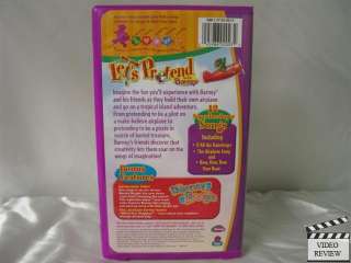 Barney   Lets Pretend with Barney VHS 045986020932  