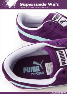 BN PUMA Womens Super Suede Purple/Blue Shoes #P22  