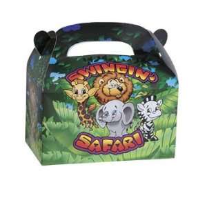 Swingin Safari Filled Treat Box   Party Favor & Goody Bags & Filled 