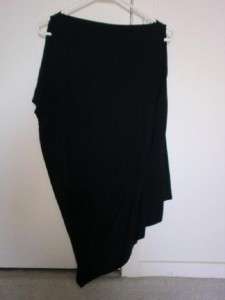 Auth VIVIENNE WESTWOOD ANGLOMANIA Black Asymmetrical Sleeveless Blouse 