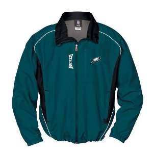  Philadelphia Eagles Nfl Safety Blitz Jacket (Marine Green 