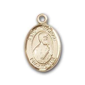 Gold Filled Baby Child or Lapel Badge Medal with St. Thomas the 