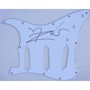 Rob Zombie Signed RARE Fender Strat Pickguard PROOF COA   Sports 
