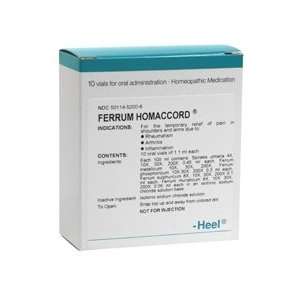   /BHI Homeopathics Ferrum Homaccord oral vials