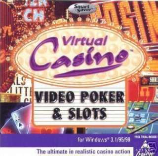 Virtual Casino Video Poker & Slots PC CD bet gambling Las Vegas 