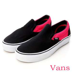 BN Vans Classic Slip On Virtual Pink/Black Shoes #V247  