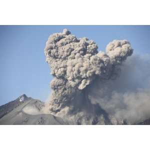 Ash Cloud Following Explosive Vulcanian Eruption, Sakurajima Volcano 