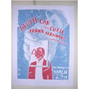  Death Cab For Cutie Franz Ferdinand Silk Screen Poster 