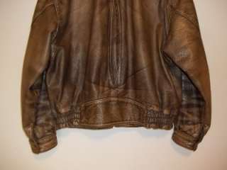 Vintage 80s Leather Jacket Philippe Monet Leather Coat Bomber Jacket 