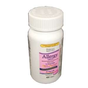   Antihistamine For Allergy Relief 400 Tablets Per Bottle Health