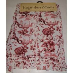  Red Toile Vintage Apron Collection 