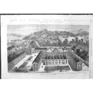  1864 VIEW WORKSHOP SEVRES PORCELAIN MANUFACTORY