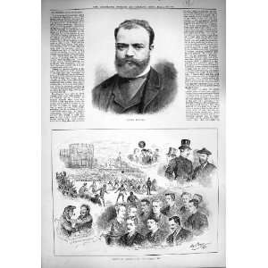  1884 Portrait Anton Dvorak Football Blackburn Rovers