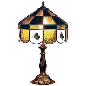 Purdue 14 NCAA Stained Glass Executive Table Lamp   140XTL PURD 2