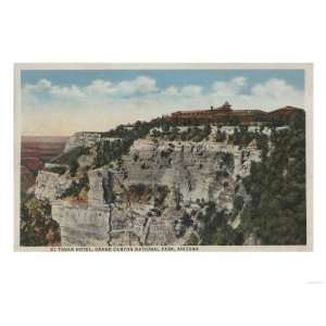 Grand Canyon, Arizona   El Tovar Hotel View Giclee Poster Print 